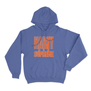 Marty Supreme Bold Hoodie Blue 1