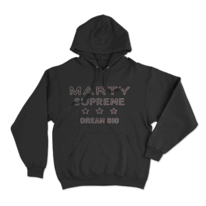 Marty Supreme Dream Big Hoodie Black 1