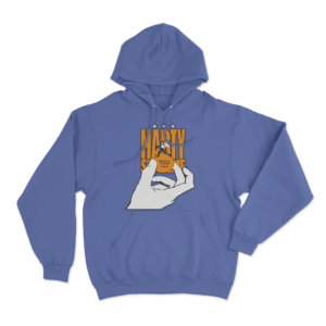 Marty Supreme Hand Pin Hoodie Blue 1